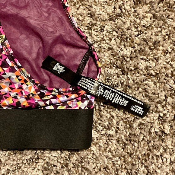 3- Victoria's Secret Sport Women's The Player Racerback Sport Bra Size S Multi - Picture 9 of 9